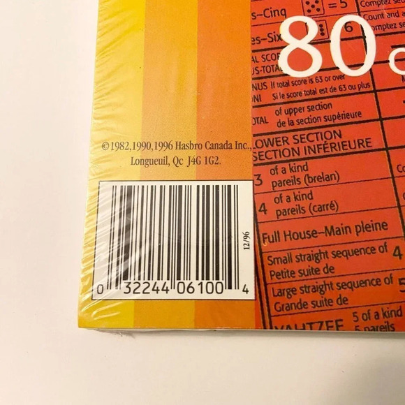 Vintage 1996 Yahtzee Score Cards 80  Sheets Milton Bradley Sealed - Picture 4 of 6